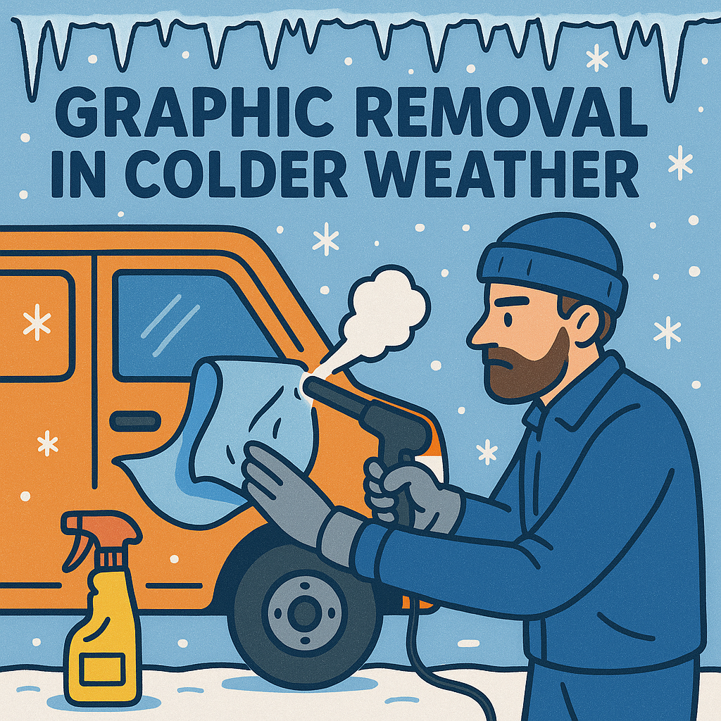 Cold Weather Wrap Removal Tips | Vinyl-Off & Adhesive Off Pro Guide ...