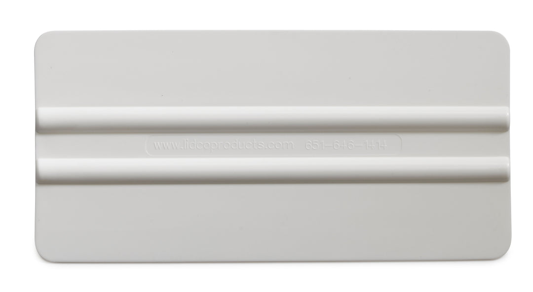 Brothers Chemical Rounded Corner Poly Squeegees by Lidco (3"x6")