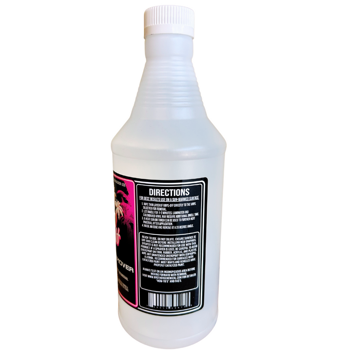 Vinyl-Off – Vinyl Graphic Remover for Wraps, Decals, and Racing Stripes