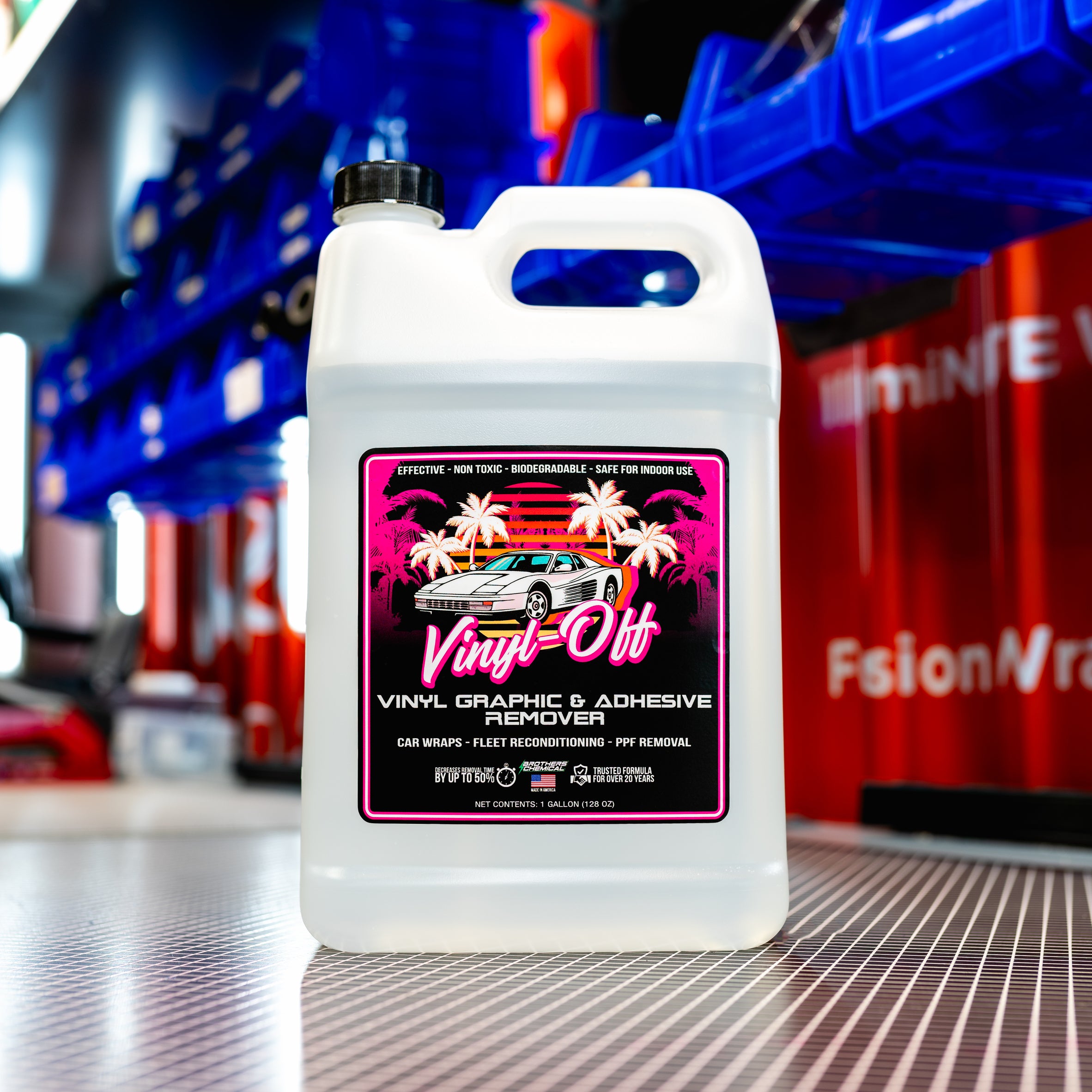 Vinyl-Off 1 Gallon – Safely Remove Vinyl Graphics And Signage By Brothers Chemical