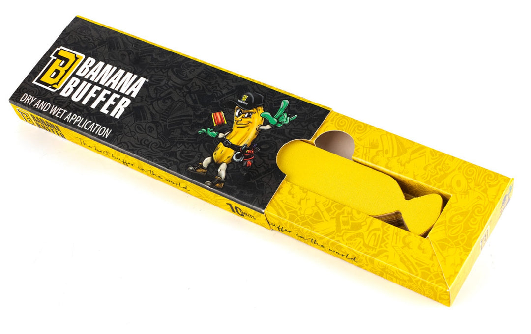 Banana Buffer premium felt squeegee buffer box - 10 units