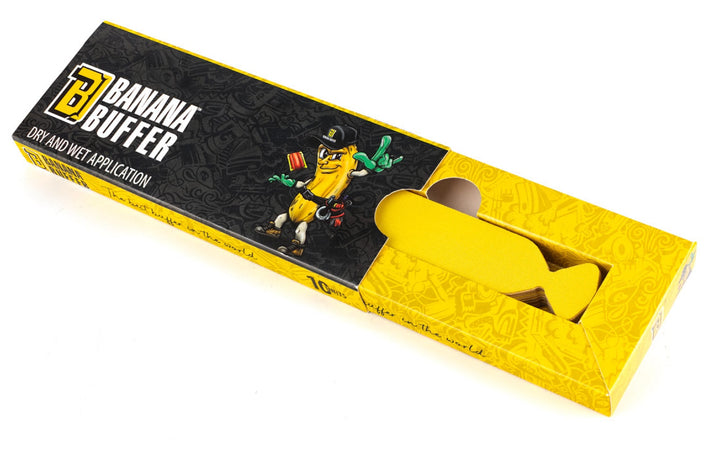 Banana Buffer premium felt squeegee buffer box - 10 units