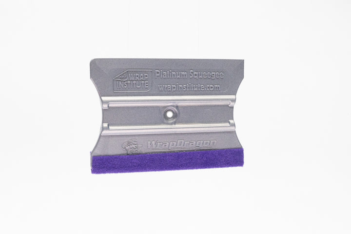 Monkey Tails purple buffer applied to Platinum Squeegee